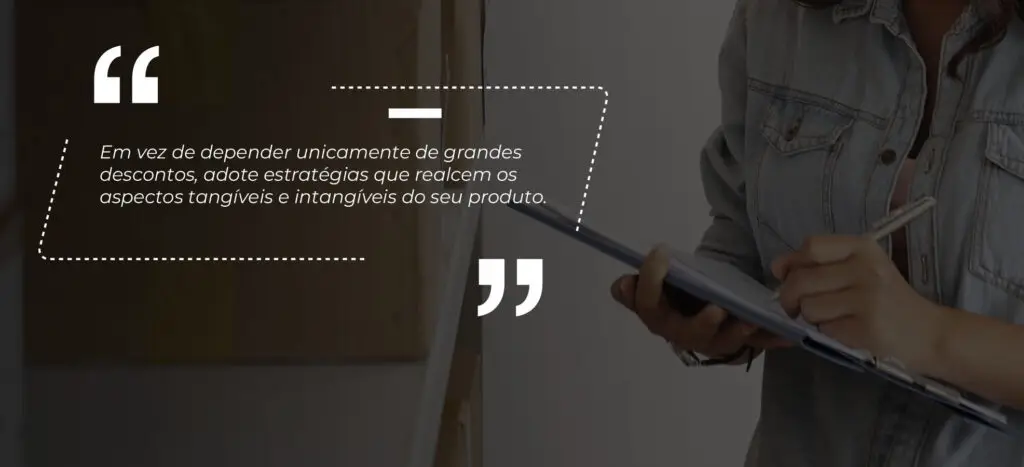 estratégias além de grandes descontos